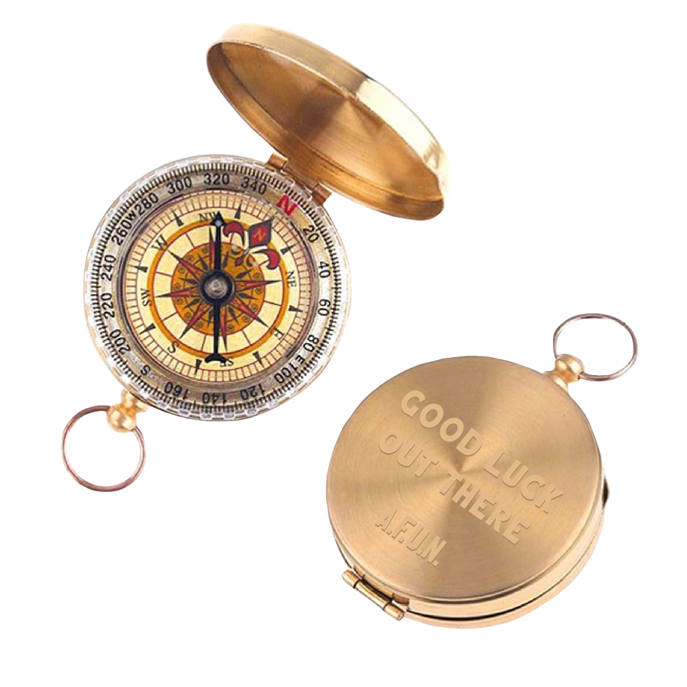 Good Luck Out There Compass