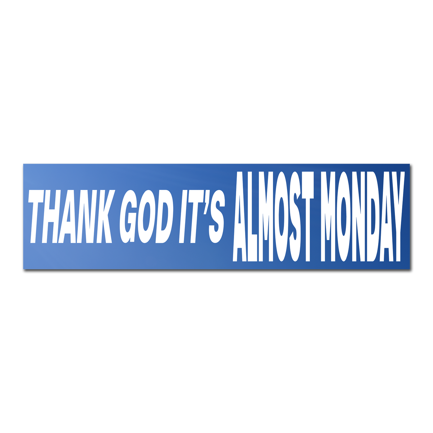 Thank God Bumper Sticker
