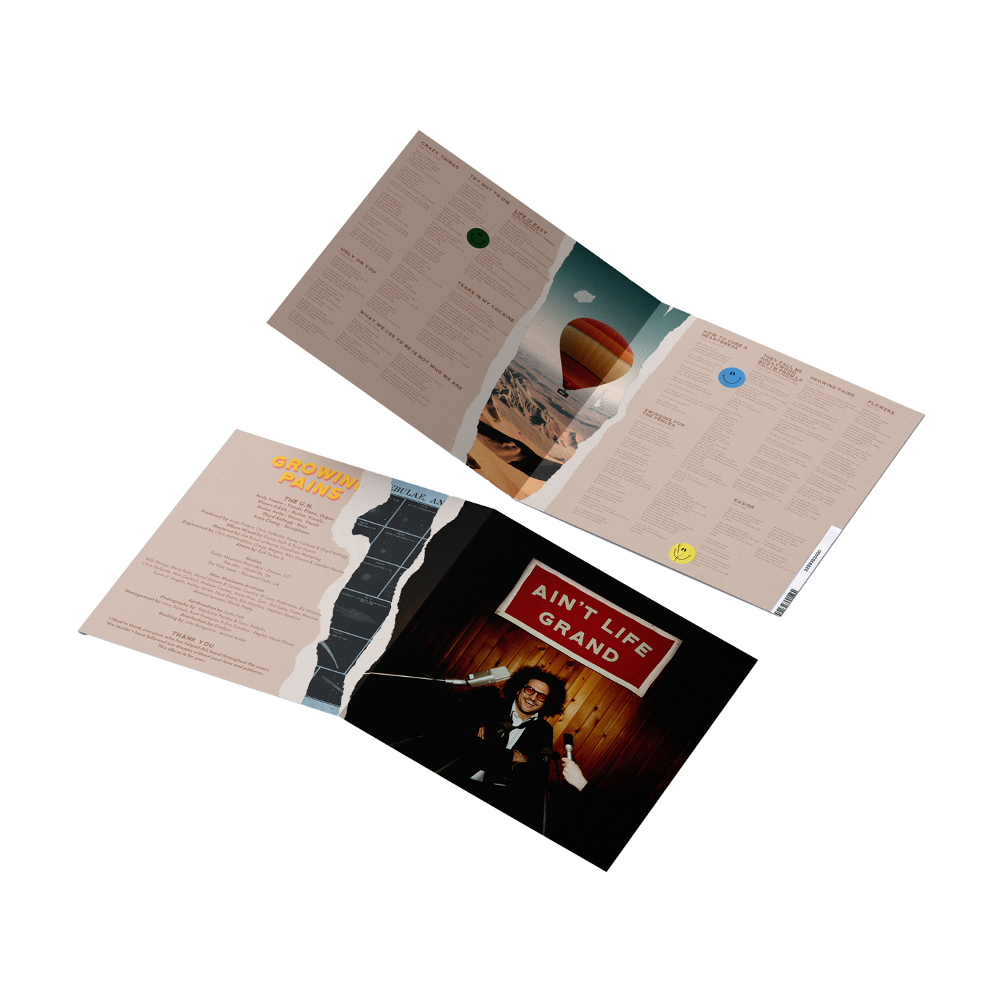 Growing Pains Vinyl LP - Black