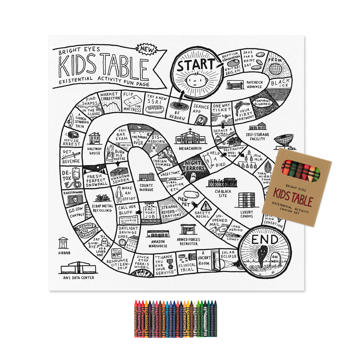 Kids Table EP Coloring Print