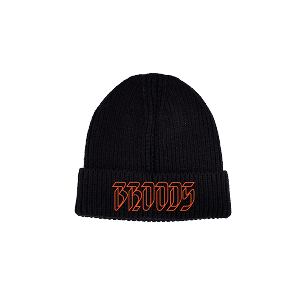 Broods Ribbed Knit Cap (Black)