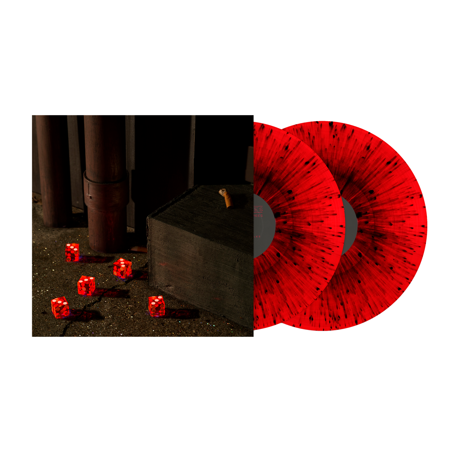 Five Dice, All Threes Double LP - Red & Black Splatter (D2C Exclusive)