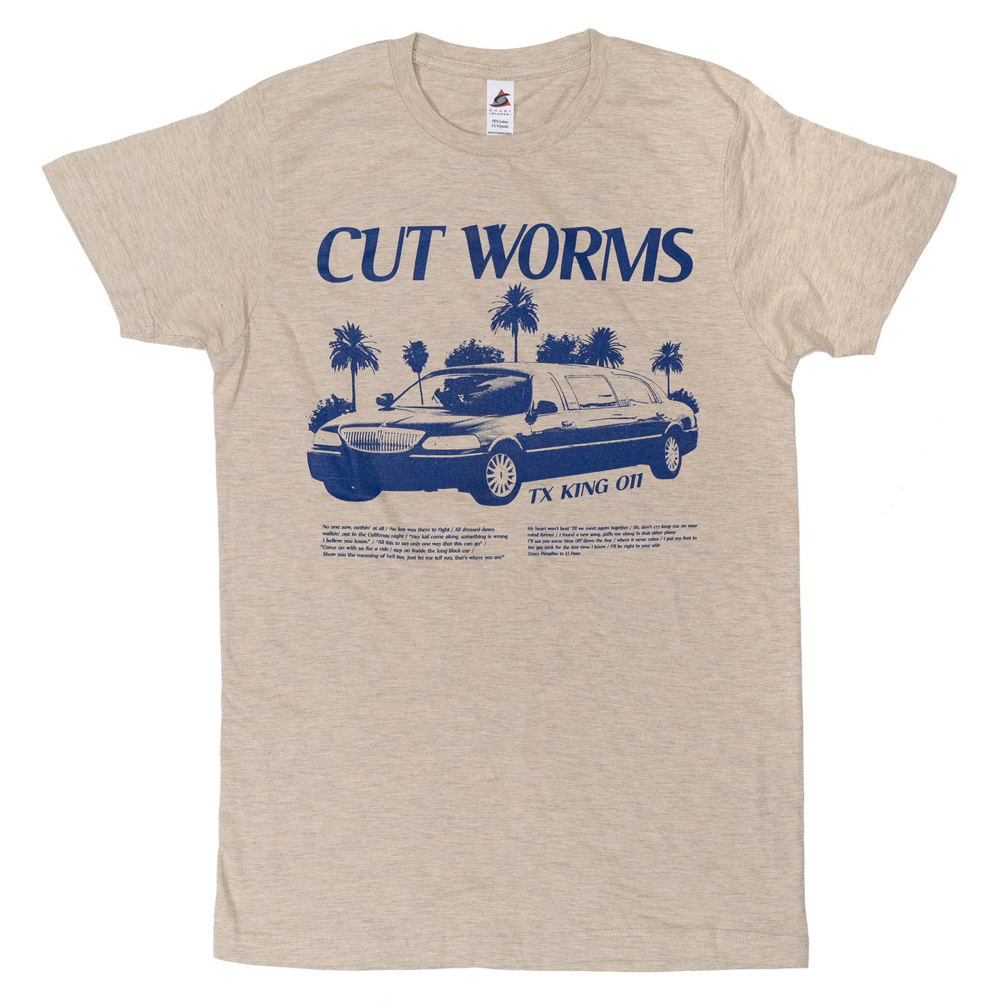 TX King Tee (Heather Oatmeal)