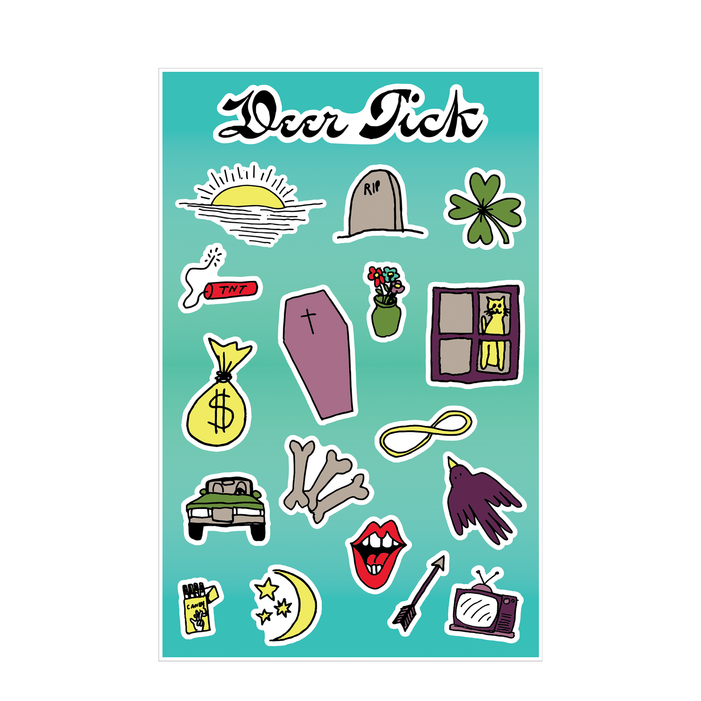 Coin-O-Matic Sticker Sheet