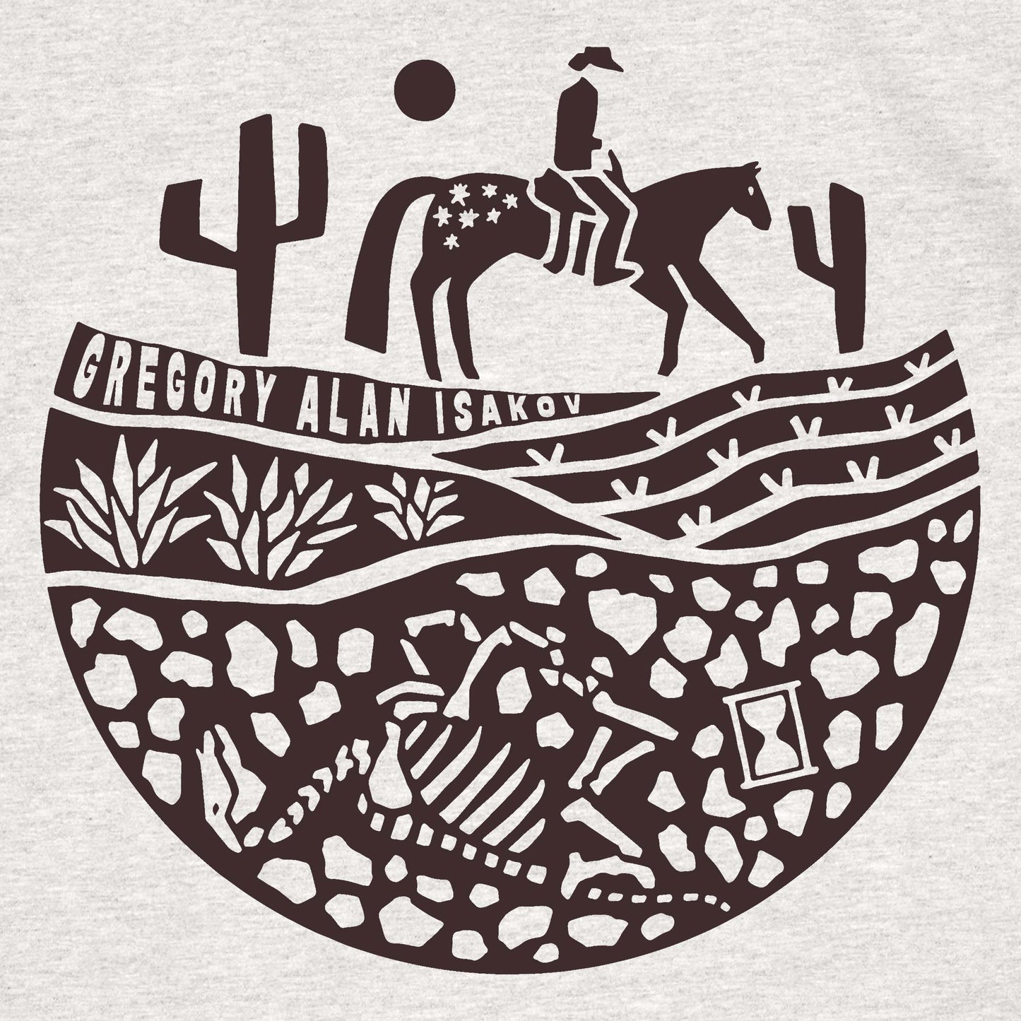Appaloosa Woodblock T-Shirt (Parchment)