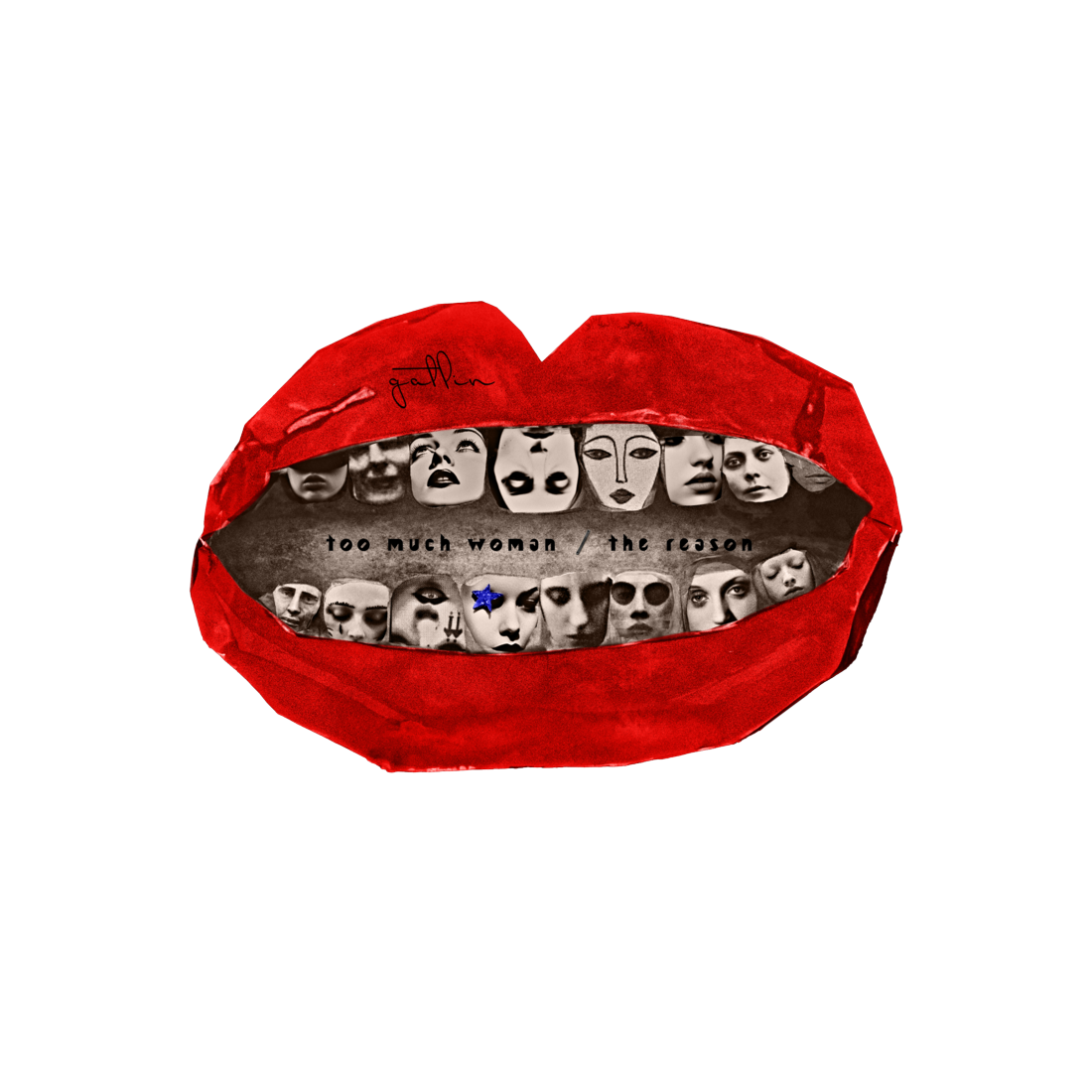 Too Much Woman / The Reason Die-Cut Sticker