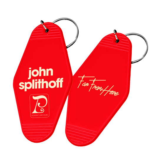 Far From Here Hotel Keychain