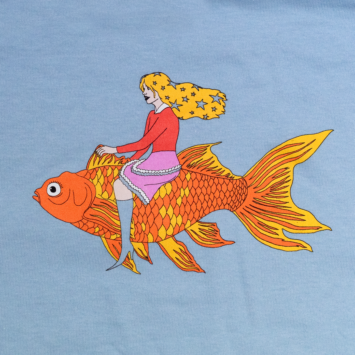 Fish Tee (Light Blue)