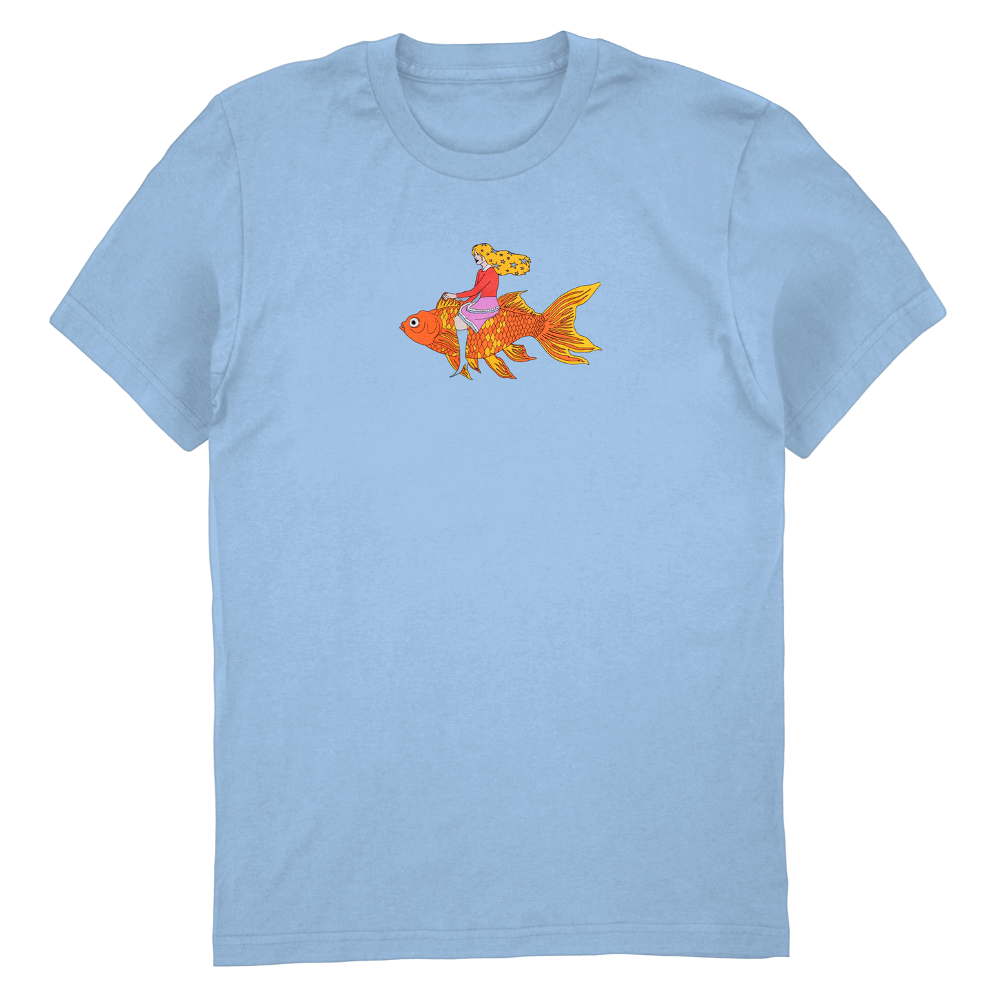 Fish Tee (Light Blue)