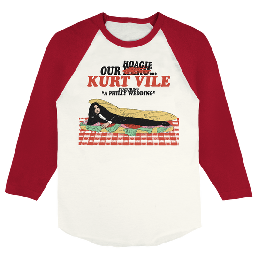Hoagie Raglan (Vintage White/Rio Red)