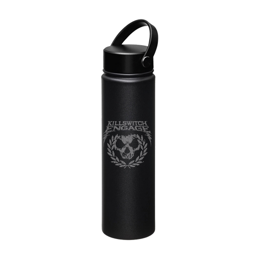 Skull Wreath Water Bottle