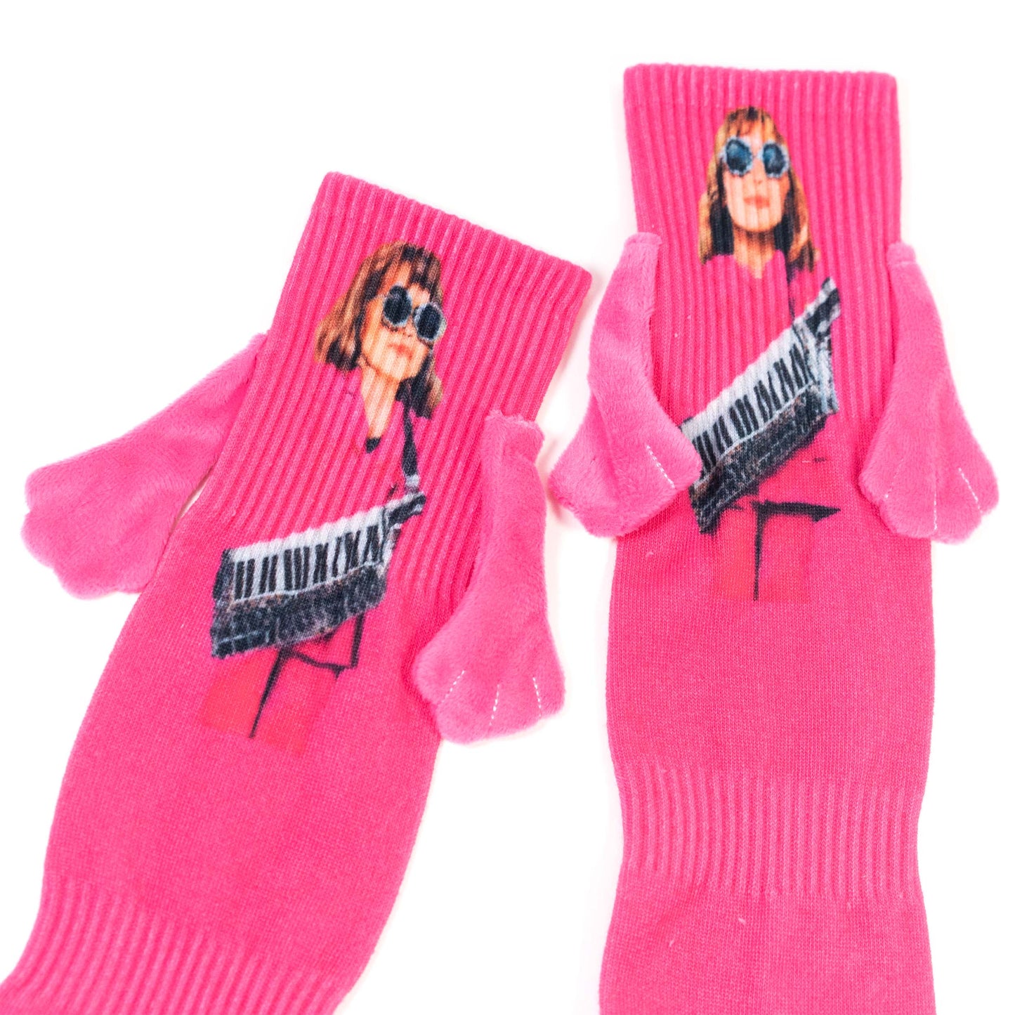 Hand Holding Socks
