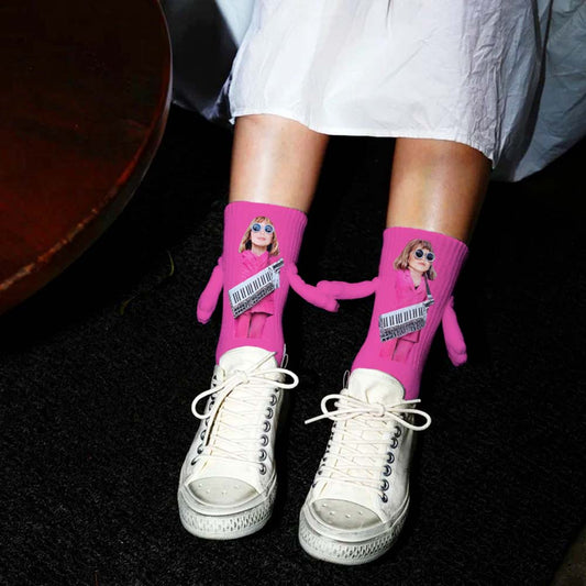 Hand Holding Socks
