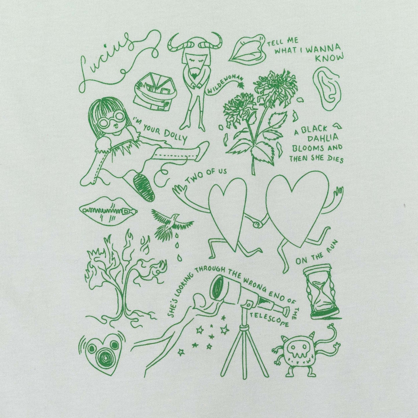 Lyric Illustrations Baby Bodysuit