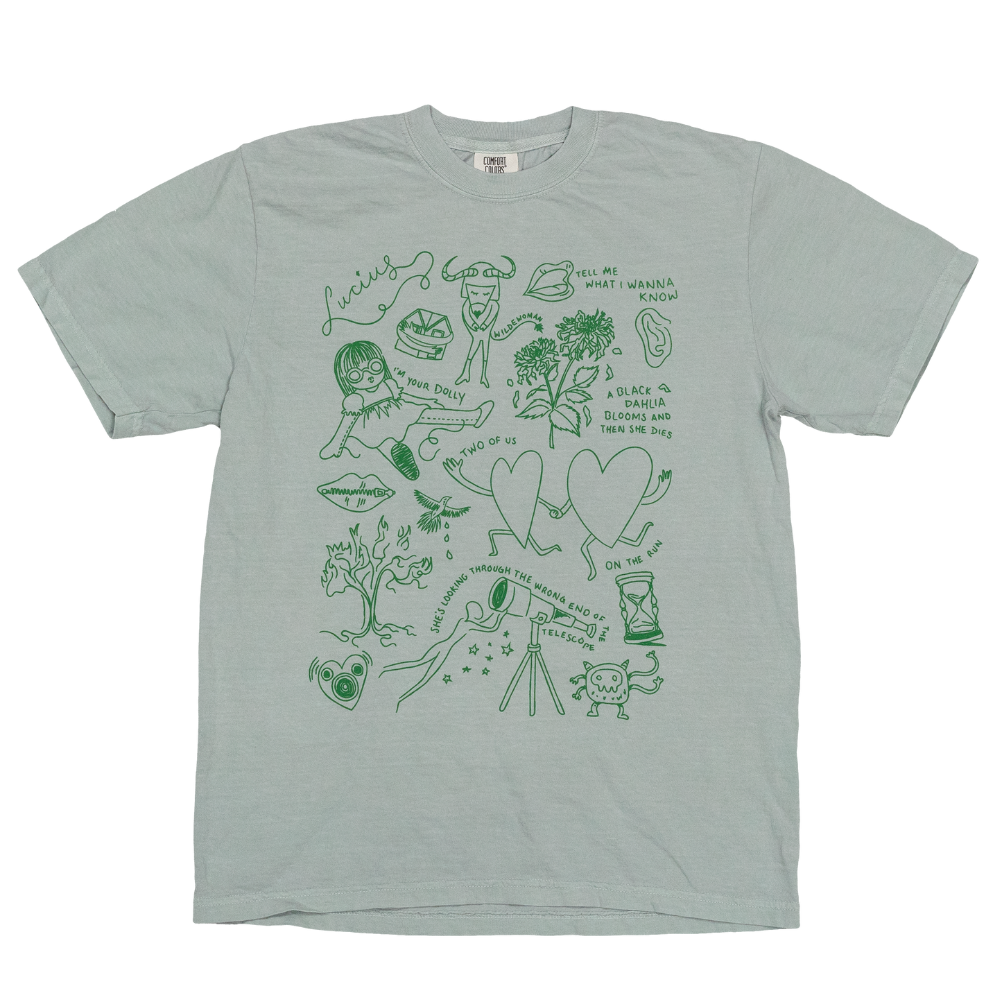 Lyric Illustrations Tee