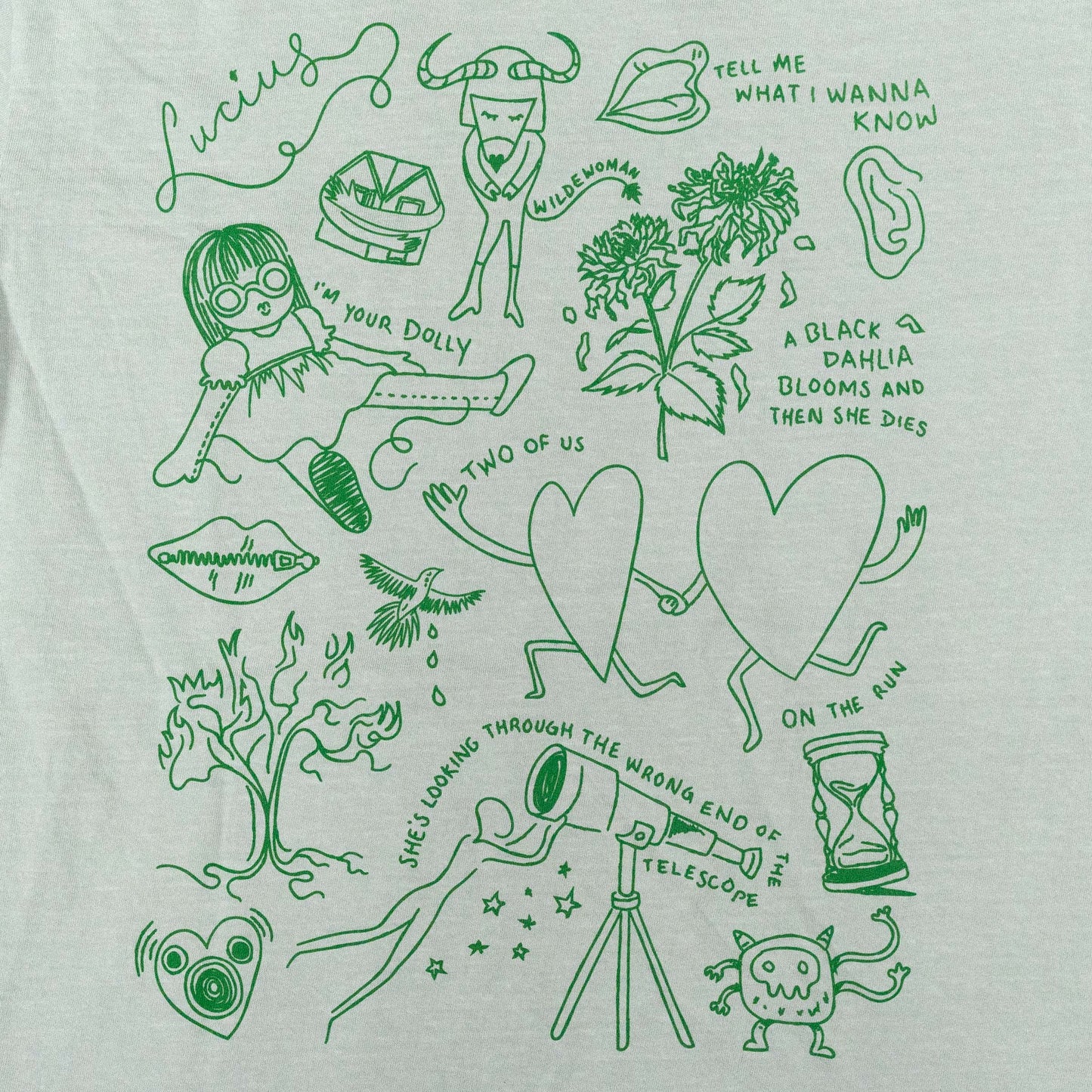 Lyric Illustrations Tee