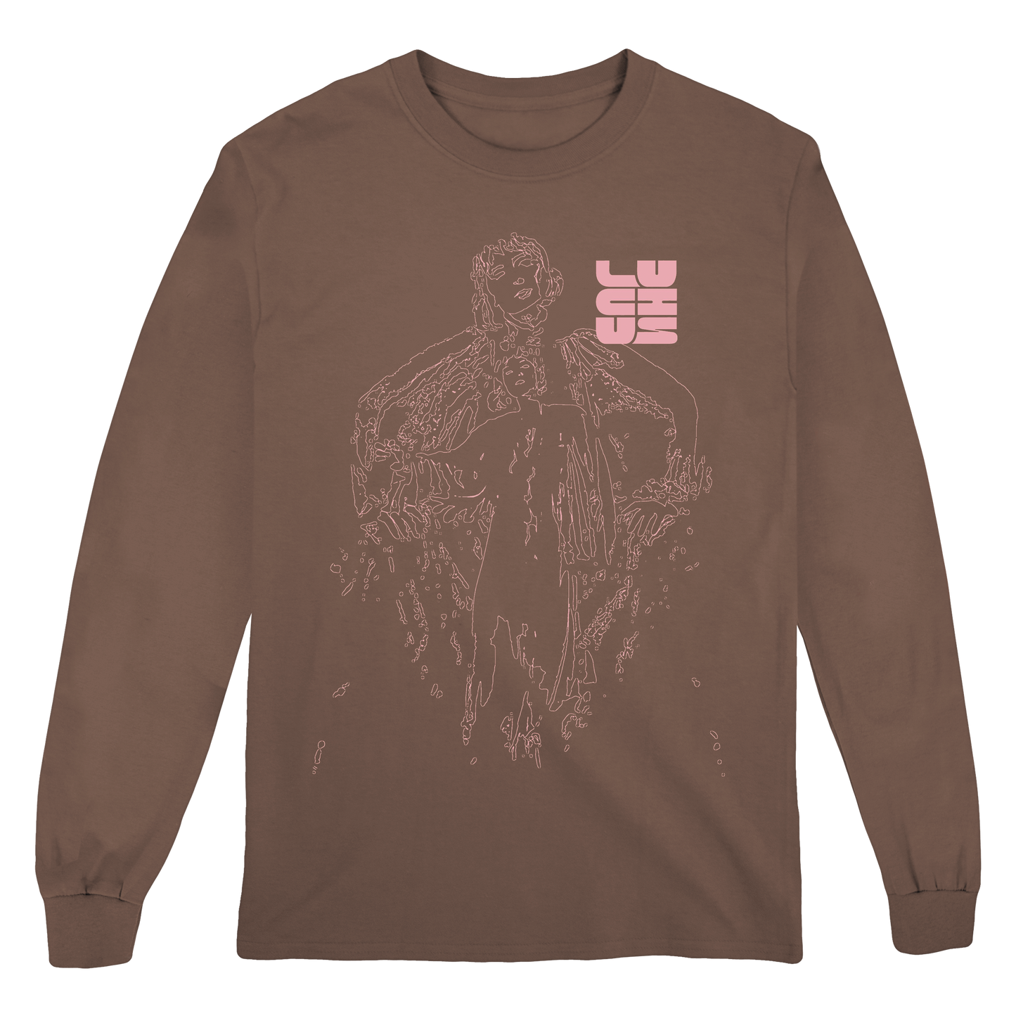 Espresso Longsleeve Stencil Tee