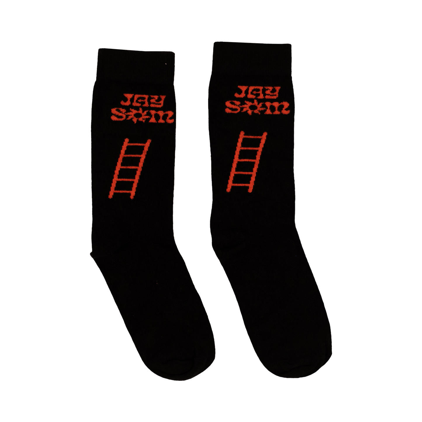 Black/Orange Socks