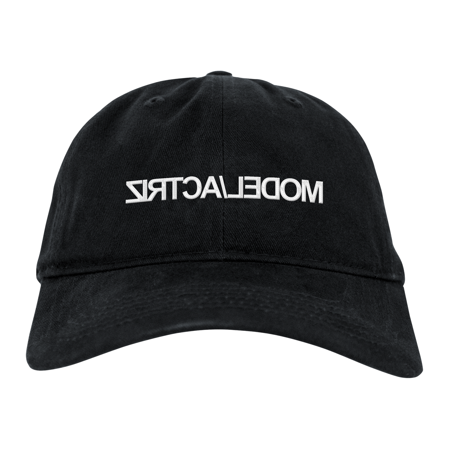 Reverse Logo Embroidered Dad Hat