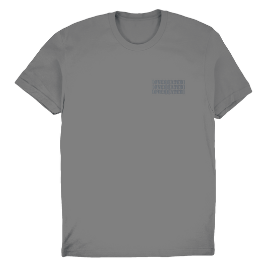 Heavyweight Stone Overrated T-Shirt w/ Puff Ink