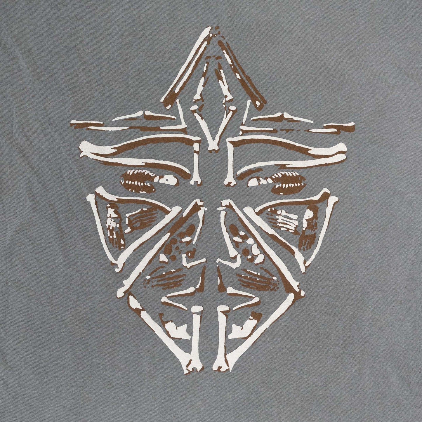 Heavyweight Stone Overrated T-Shirt w/ Puff Ink