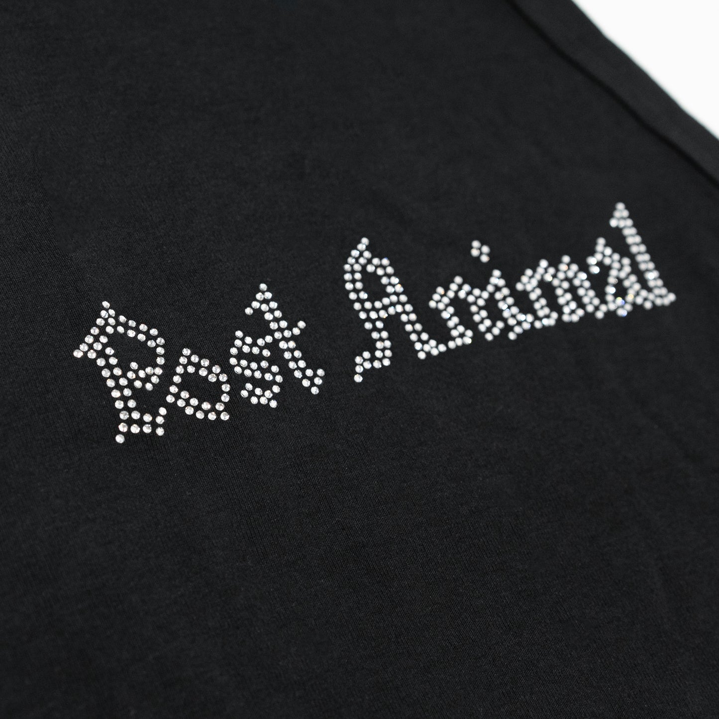 Rhinestone Logo Racer Tank