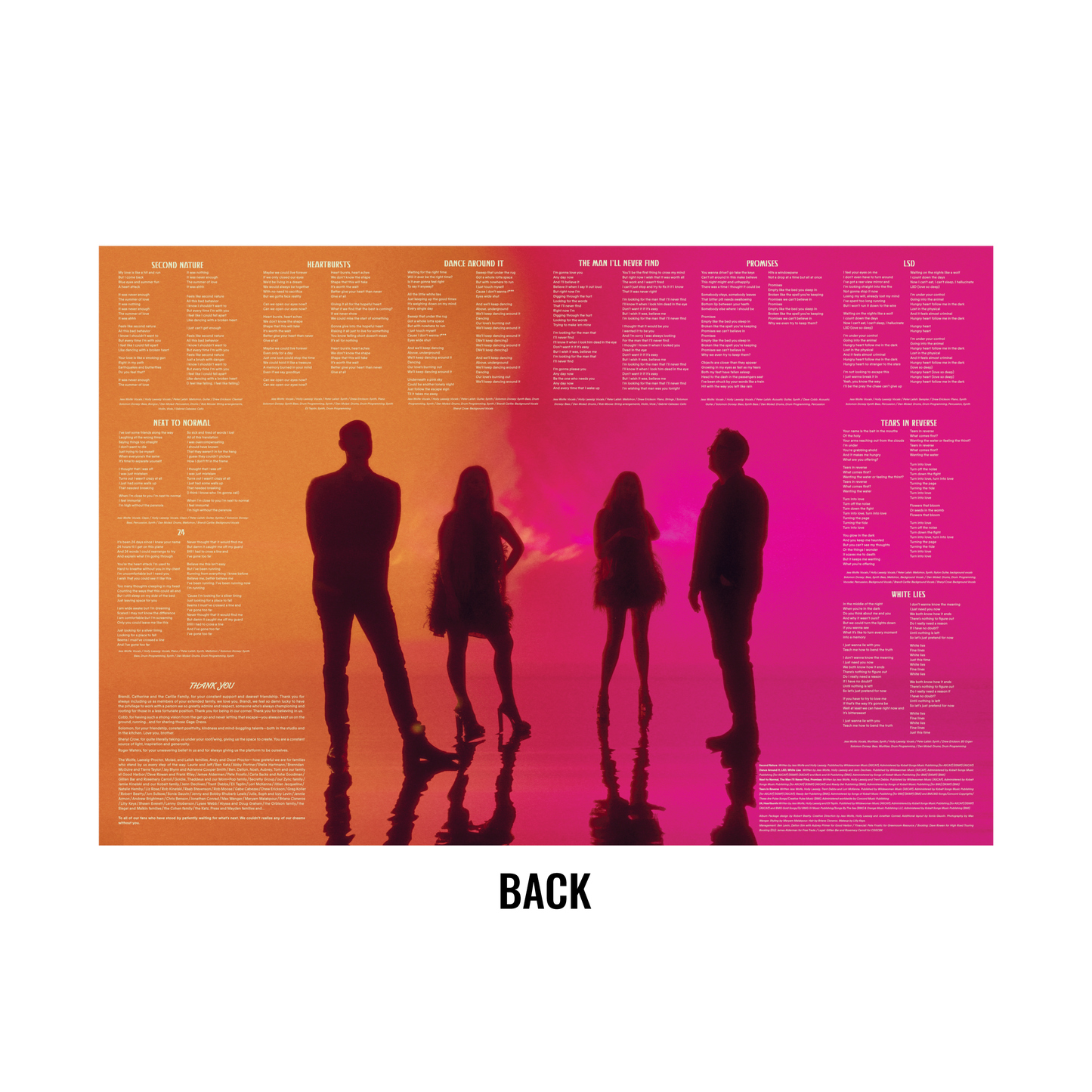 Second Nature Transparent Pink Vinyl LP