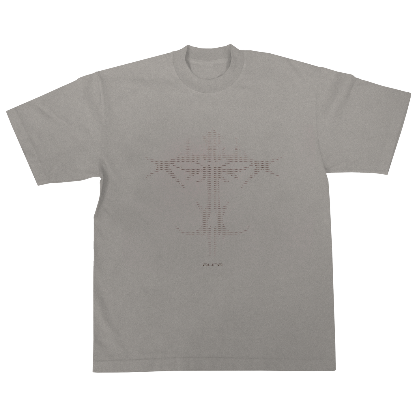 Aura Cross Tee (Faded Grey)