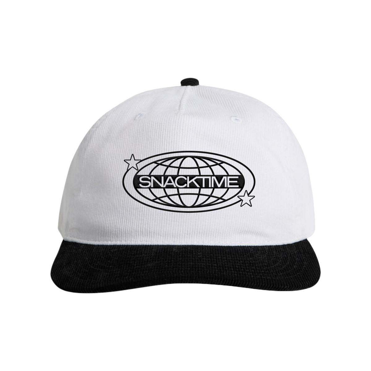 Globe Logo Hat - White/Black
