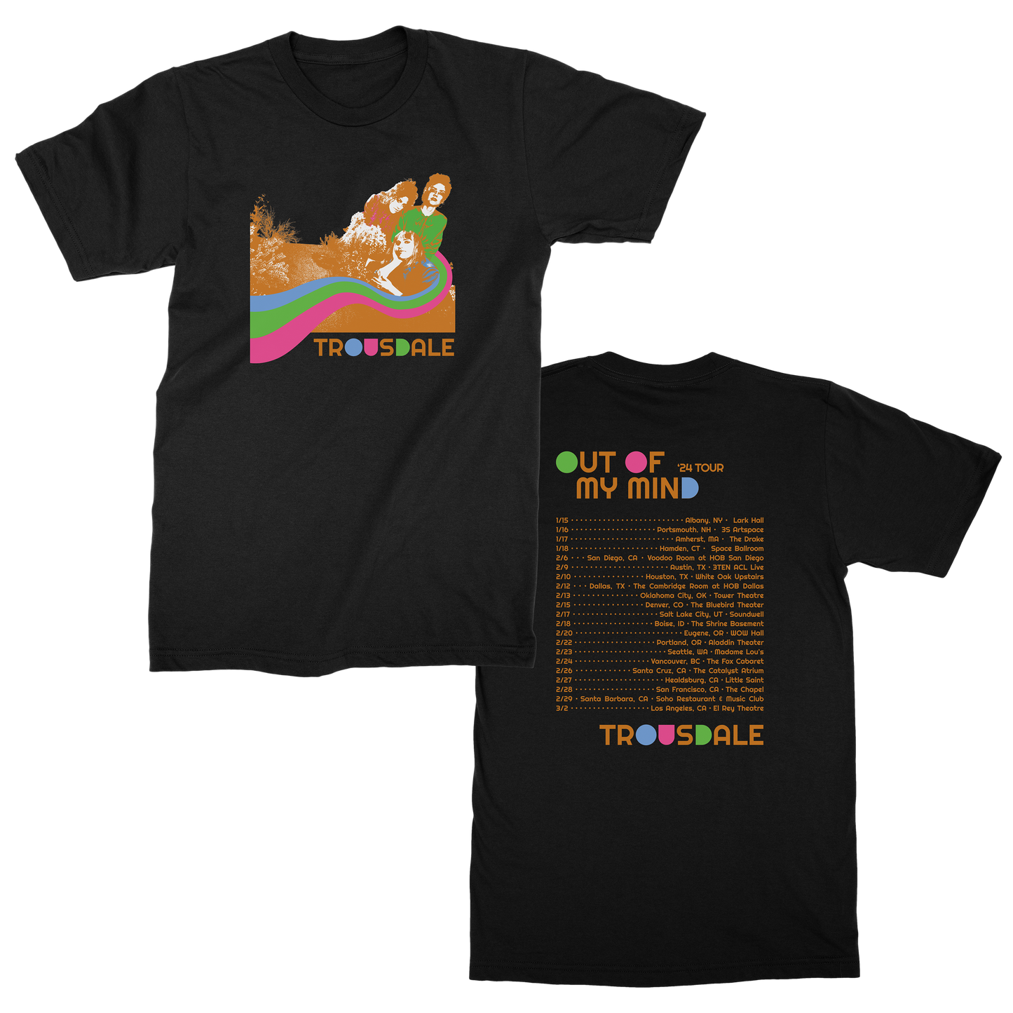Trousdale 2024 Tour Tee