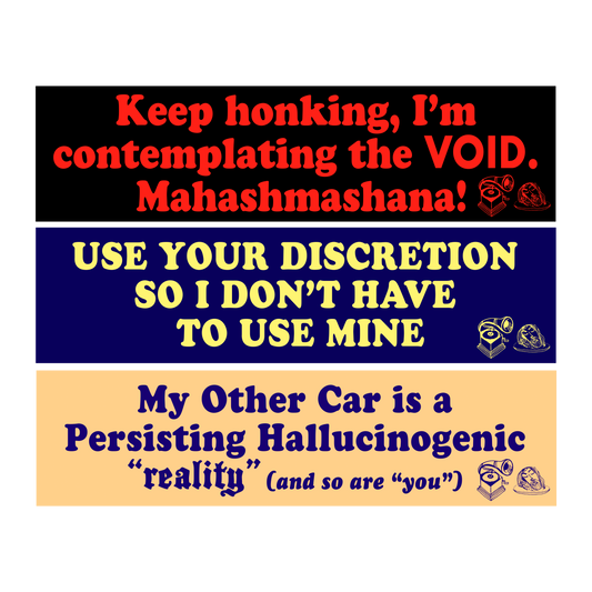 Inner Decay x Mahashmashana Complete Bumper Sticker Set (Limited Edition)