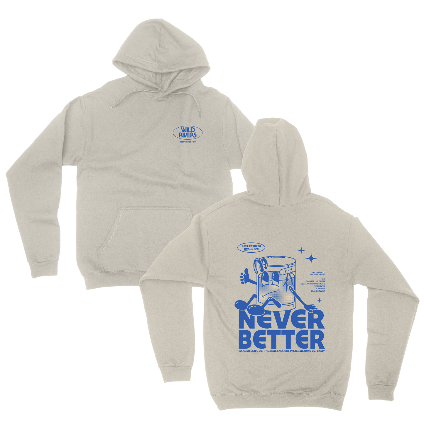 Never Better Hoodie - Natural
