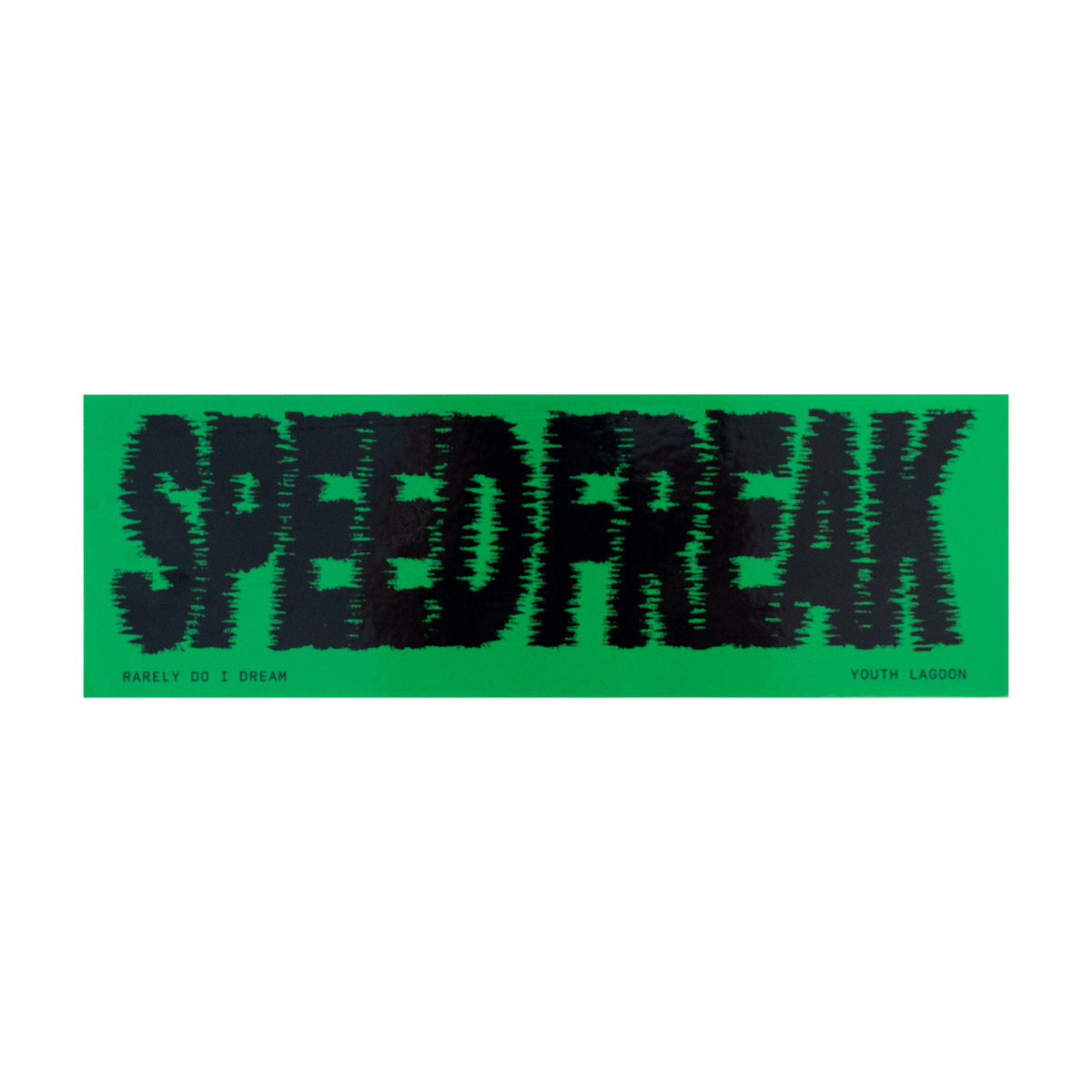 Speed Freak Bumper Sticker