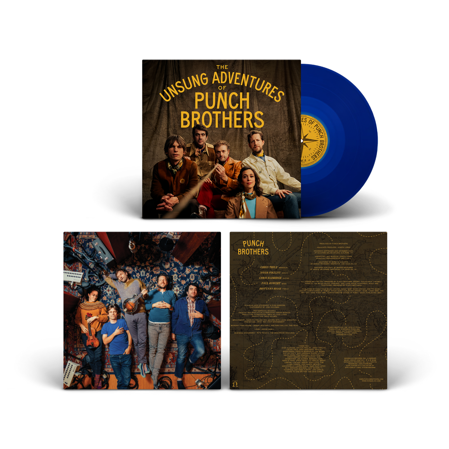 The Unsung Adventures of Punch Brothers (Translucent Blue) Vinyl LP