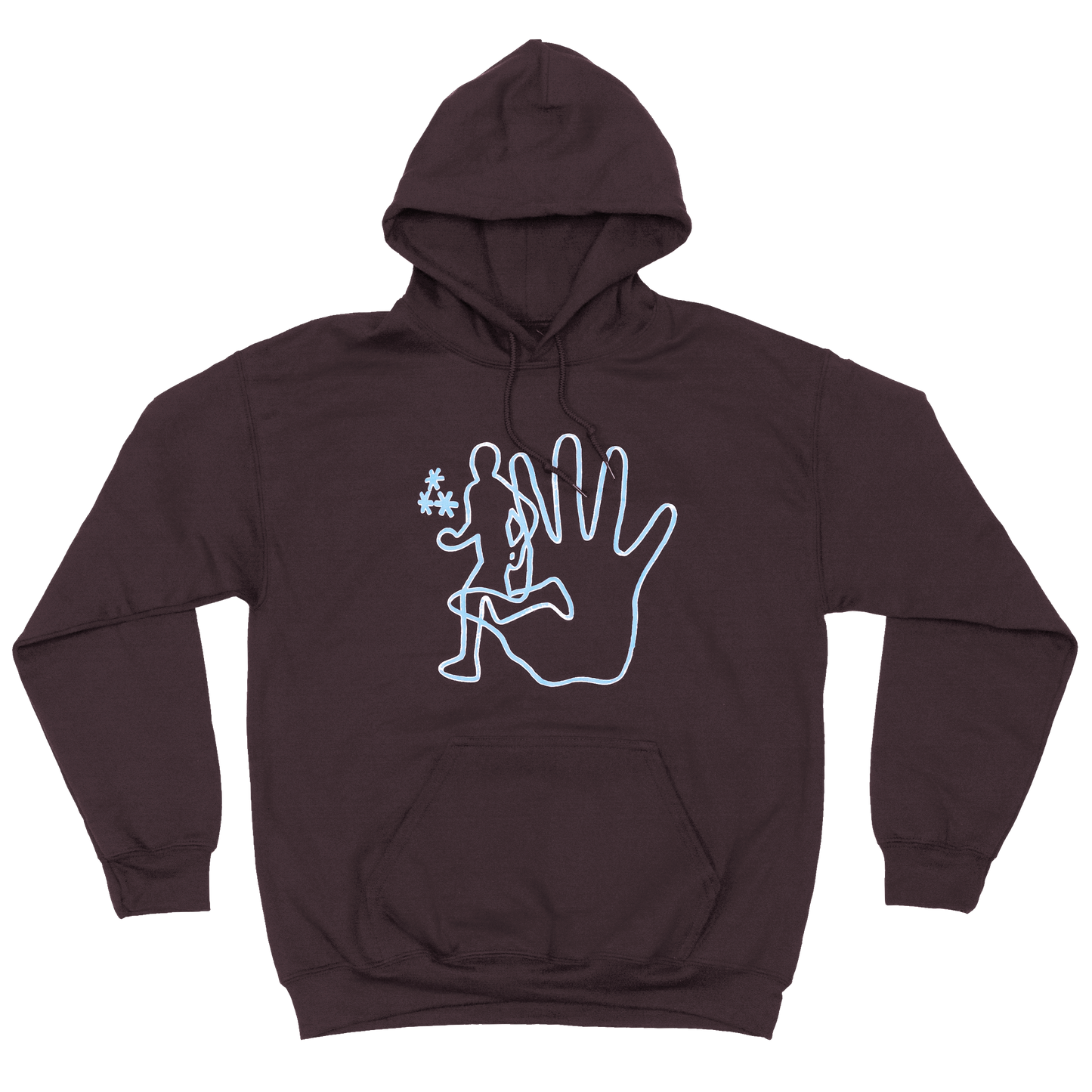 Guiding Hand Brown Hoodie