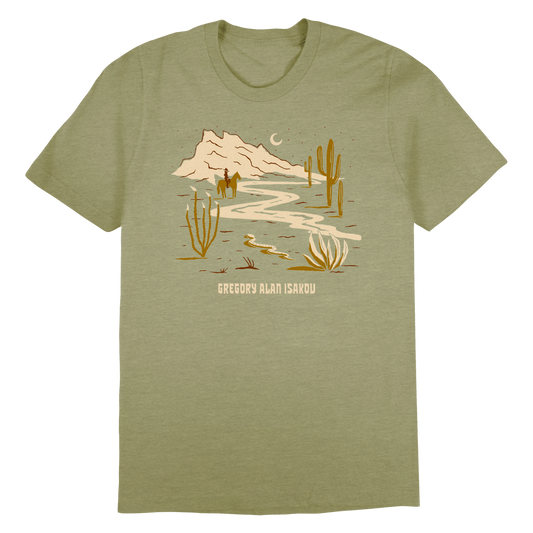 Desert Mountain T-Shirt (Light Olive)