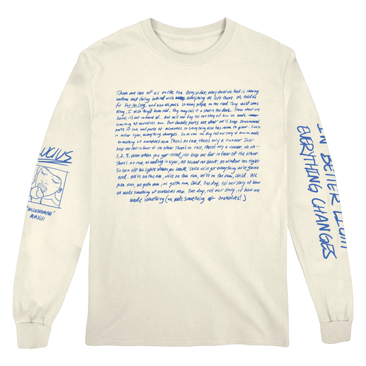 Two of Us On the Run Lyric Longsleeve