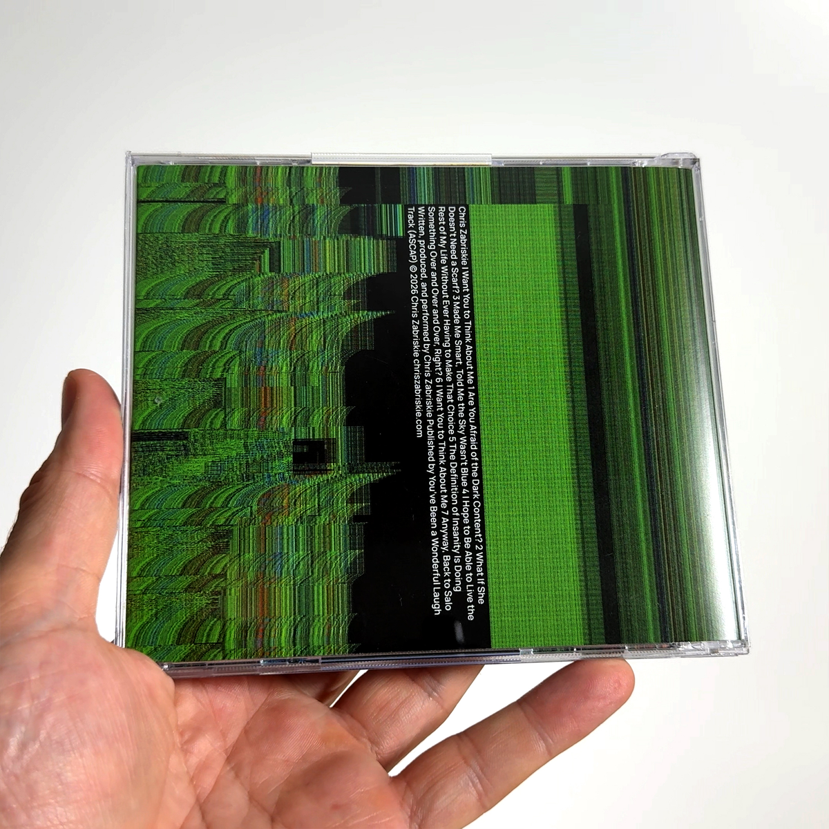 Chris Zabriskie -  I Want You To Think About Me CD