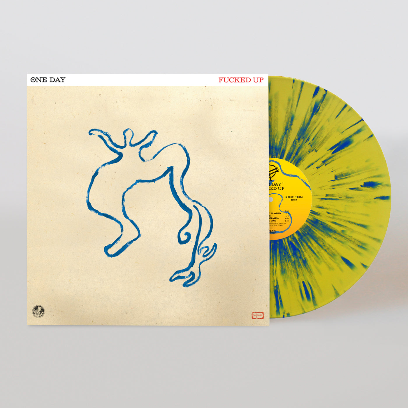 ( Opaque Yellow and Blue Splatter ) One Day Vinyl LP