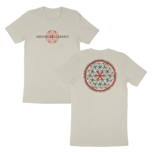 Midnight Garden Tee - Natural