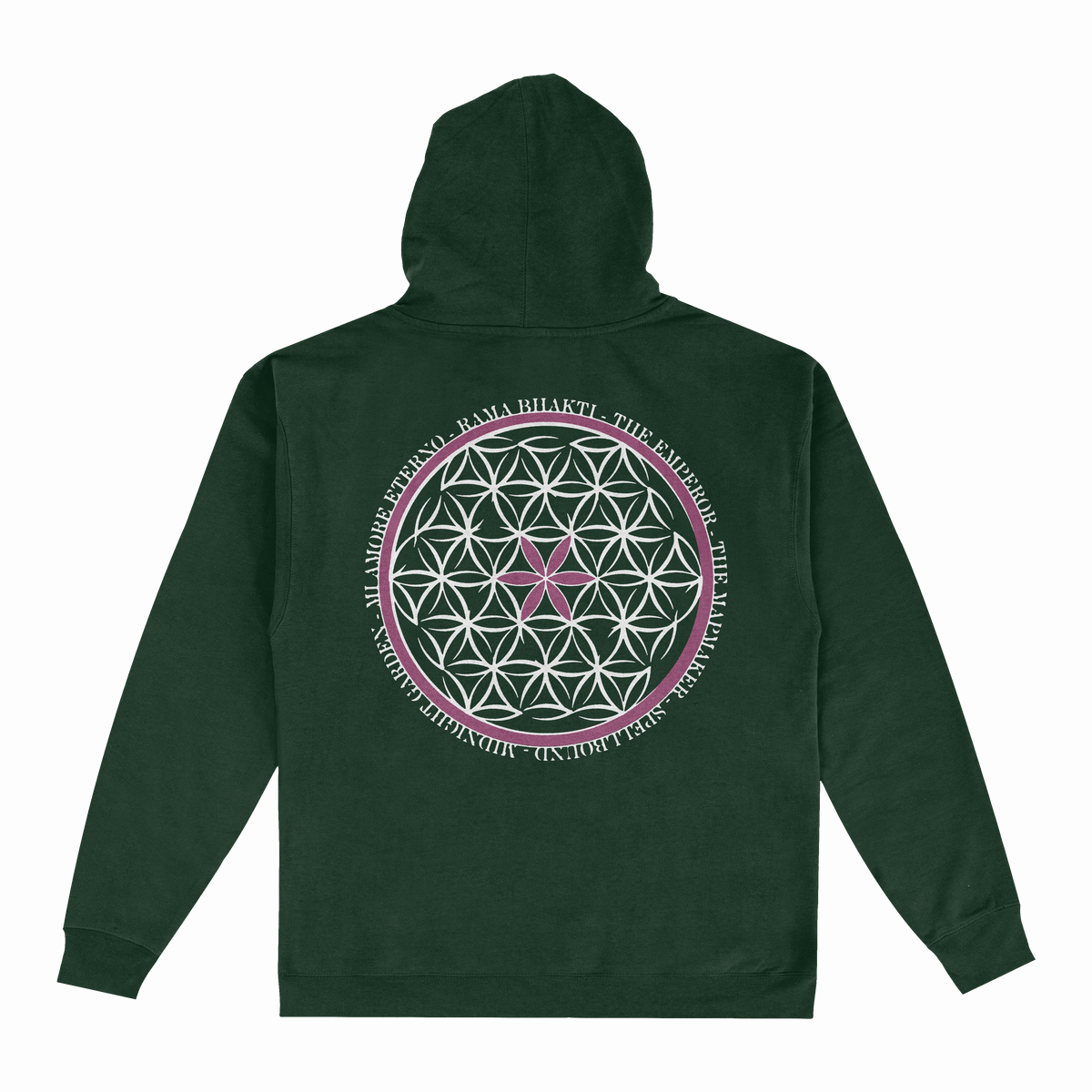 Midnight Garden Hoodie - Forest Green