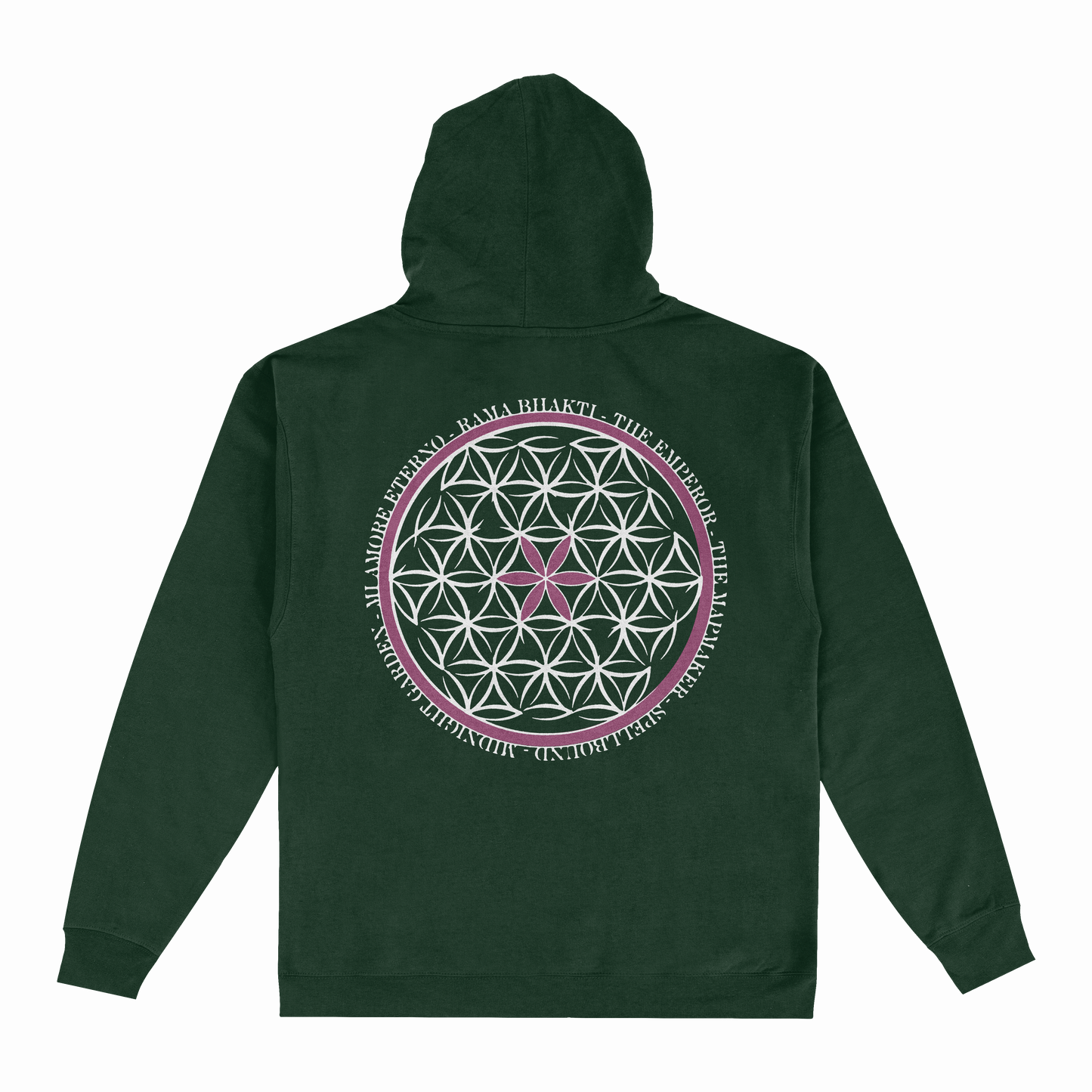 Midnight Garden Hoodie - Forest Green