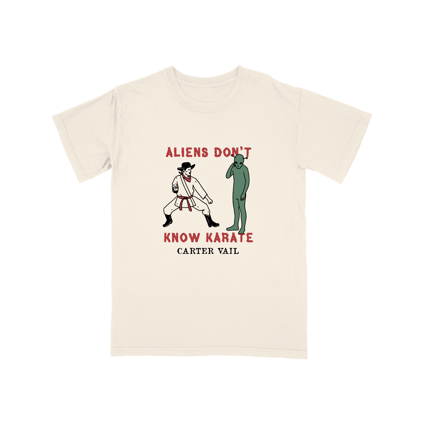 Aliens Don't Know Karate T-Shirt