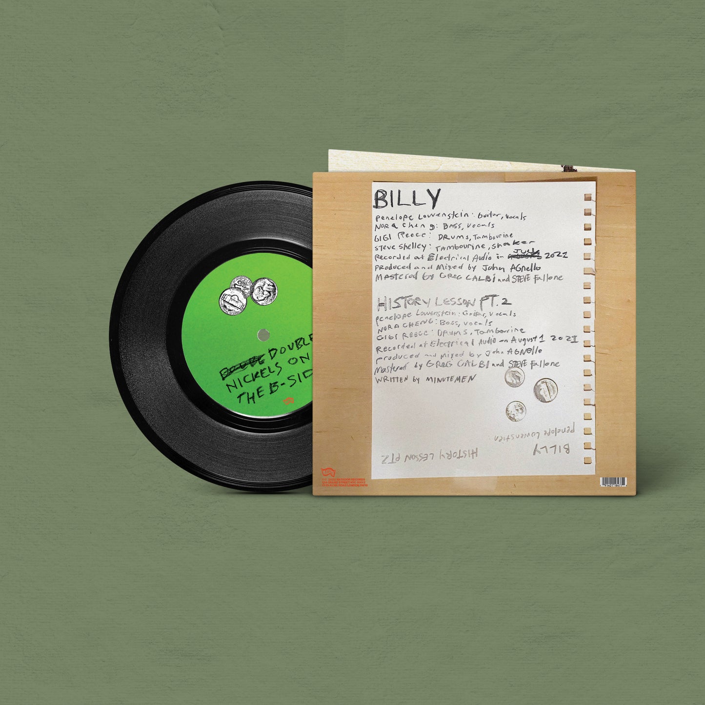 Billy/History Lesson Part 7" Vinyl