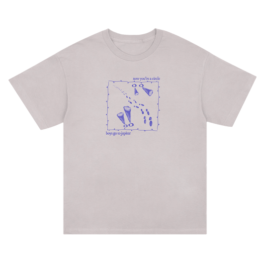 Now You're A Circle Tee - Ice Grey
