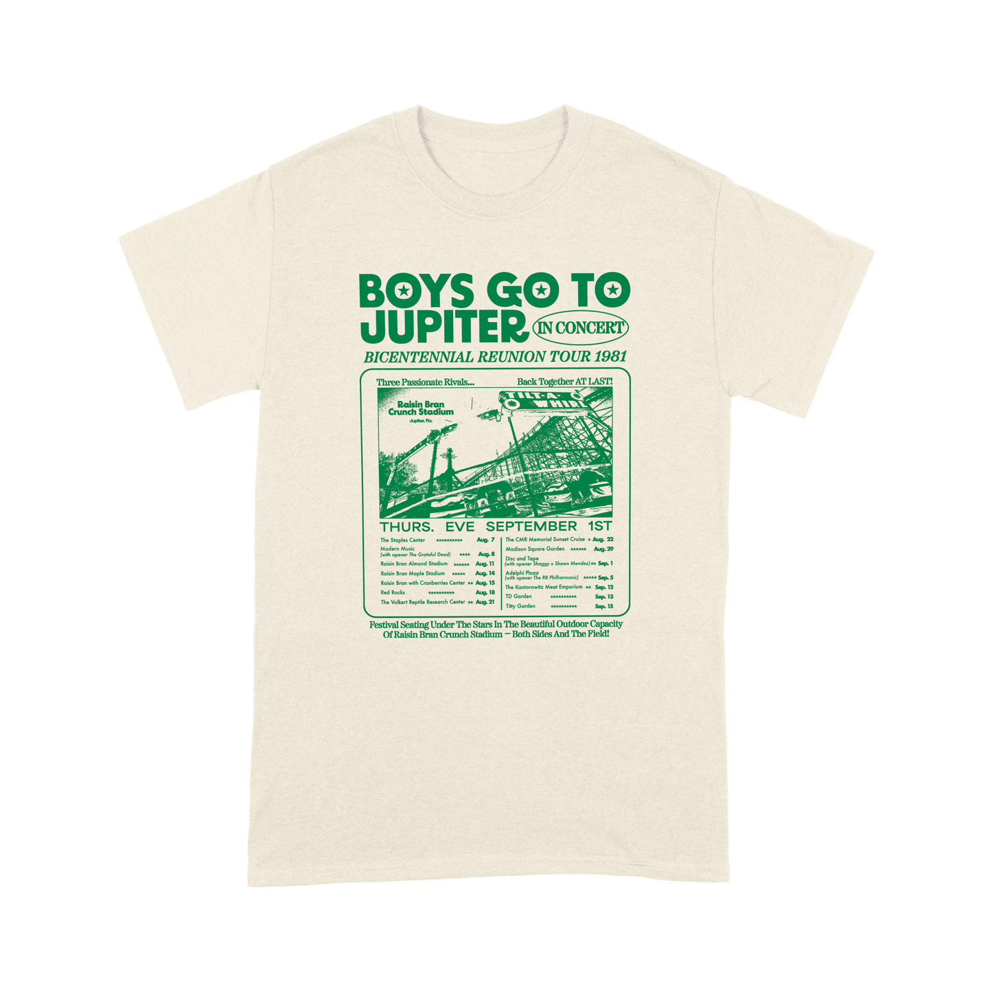 Vintage Reunion Tee - Natural