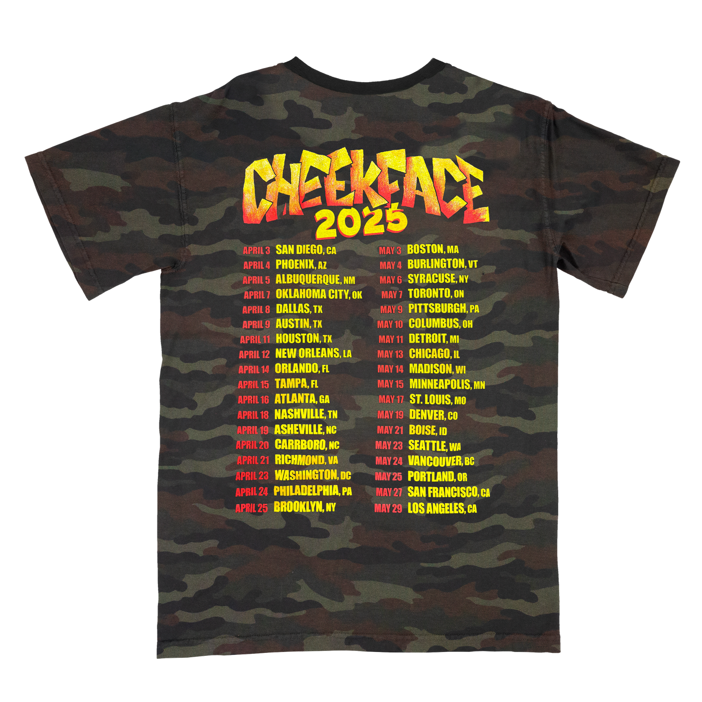 2025 US/Canada Tour Tee
