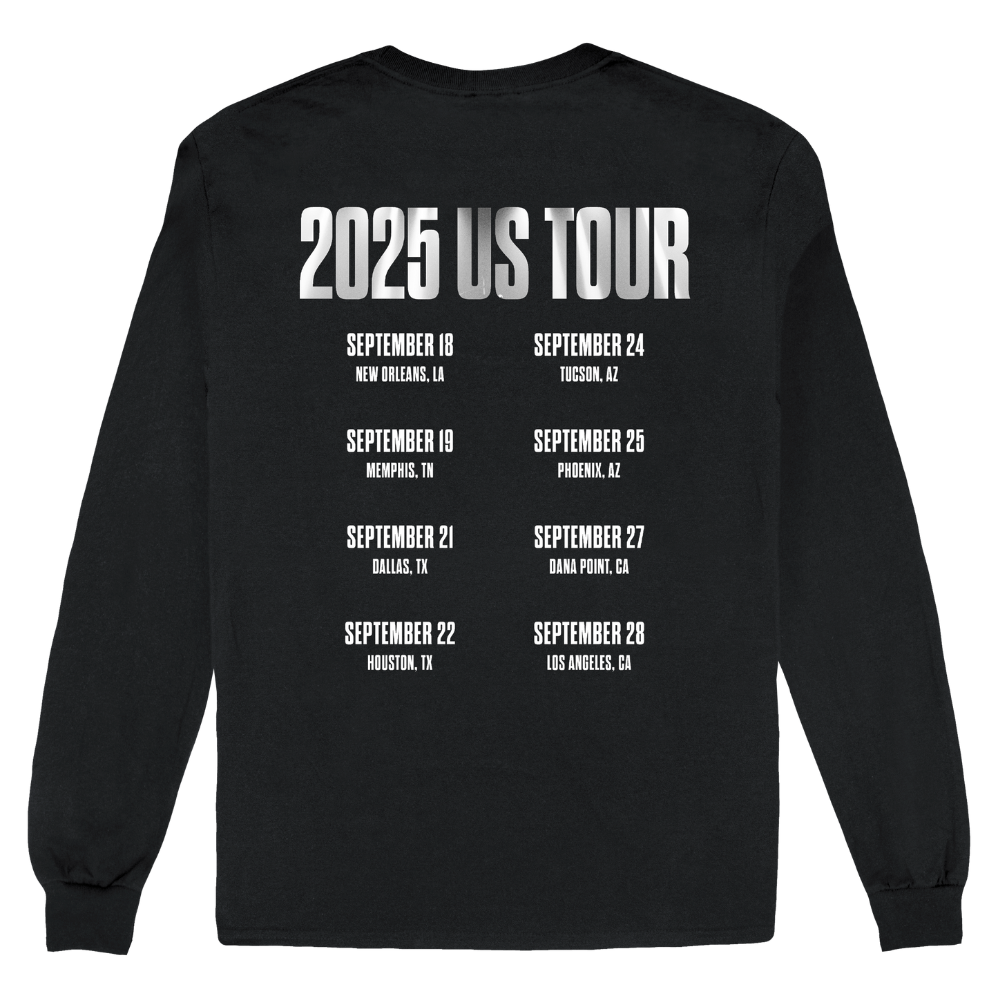 2025 US Tour Longsleeve