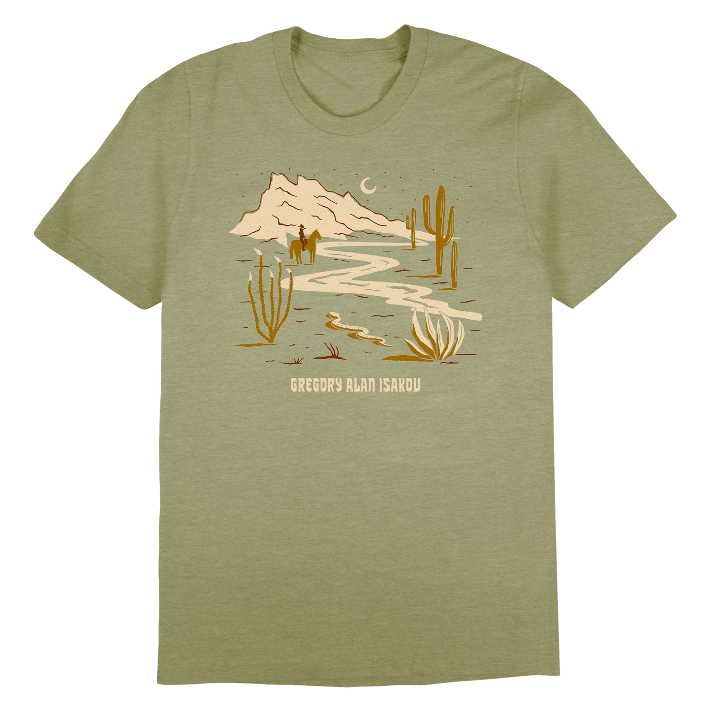 Desert Mountain T-Shirt (Light Olive)
