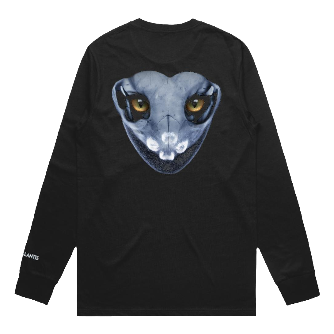 Skullfox Longsleeve Tee (Black)